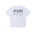 AVARRI STARS DRIP TEE MINERAL WHITE