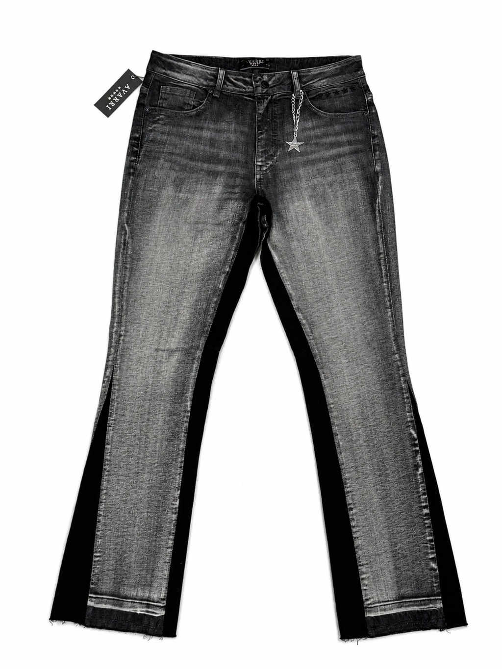 AVARRI FLARED JEANS LIGHT GREY