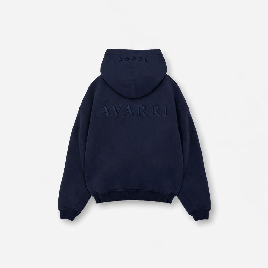 AVARRI STARS PULL OVER HOODIE DEEP NAVY