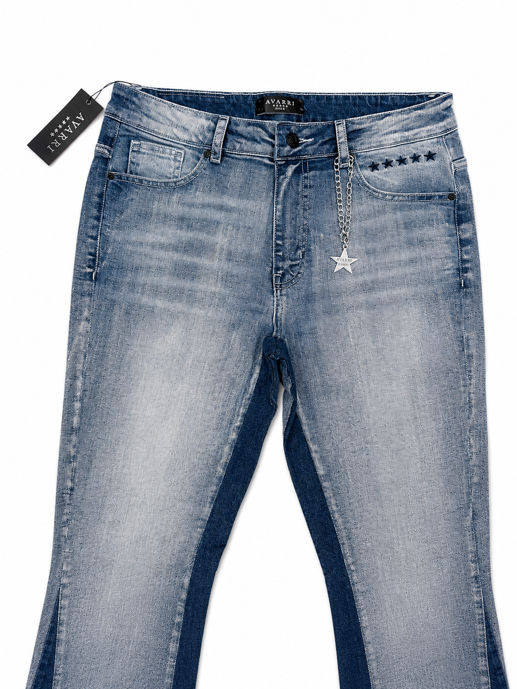 AVARRI FLARED JEANS WASHED BLUE