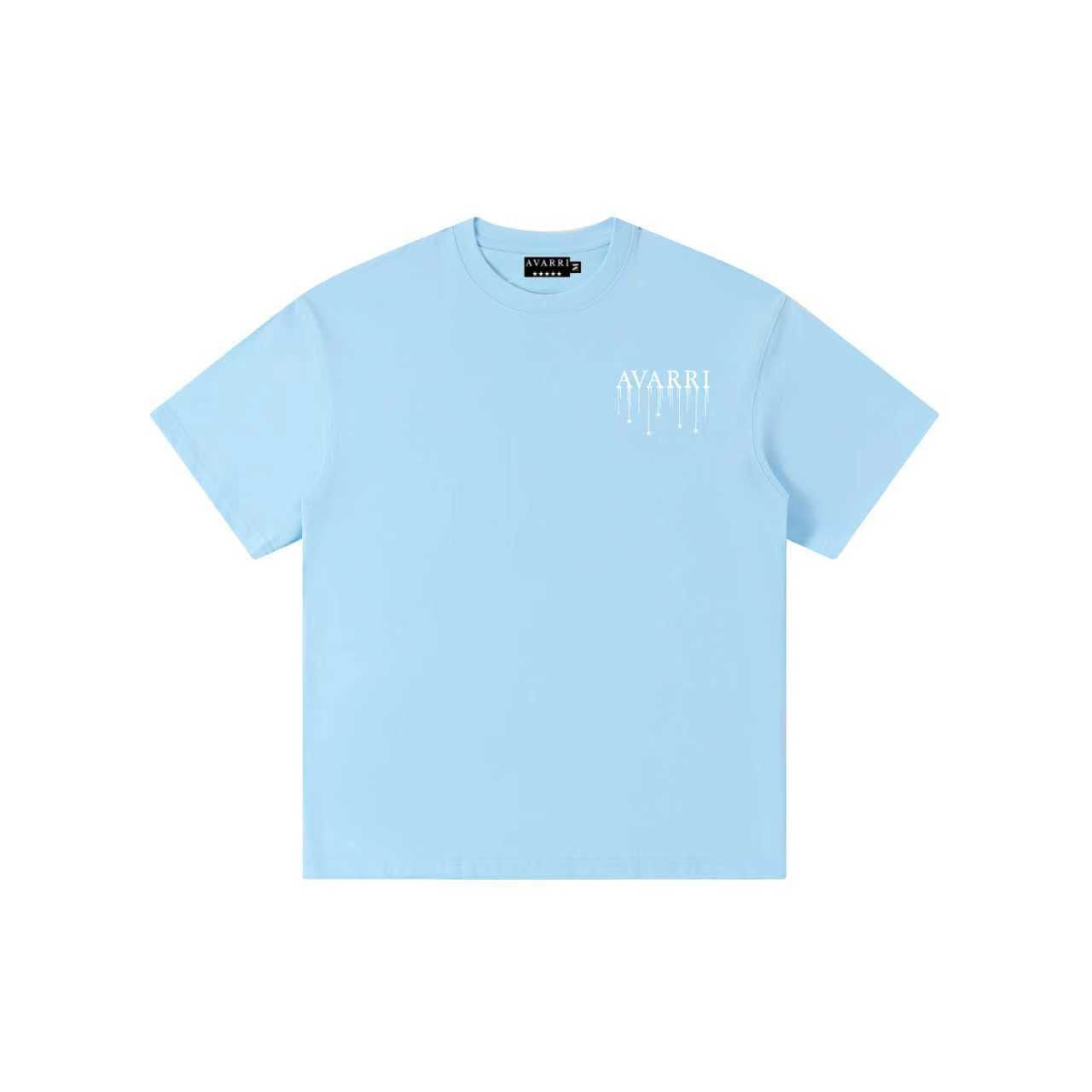 AVARRI STARS DRIP TEE SKY BLUE