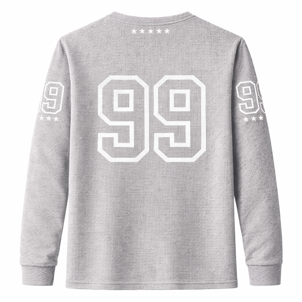 AVARRI 99 STARS MARL GREY LONG SLEEVE JERSEY