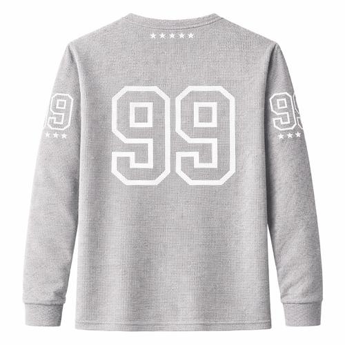 AVARRI 99 STARS MARL GREY LONG SLEEVE JERSEY