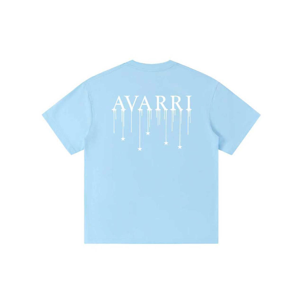 AVARRI STARS DRIP TEE SKY BLUE
