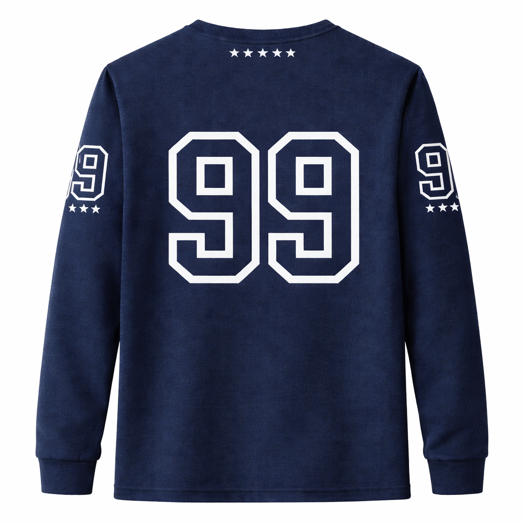 AVARRI 99 STARS NAVY LONG SLEEVE JERSEY
