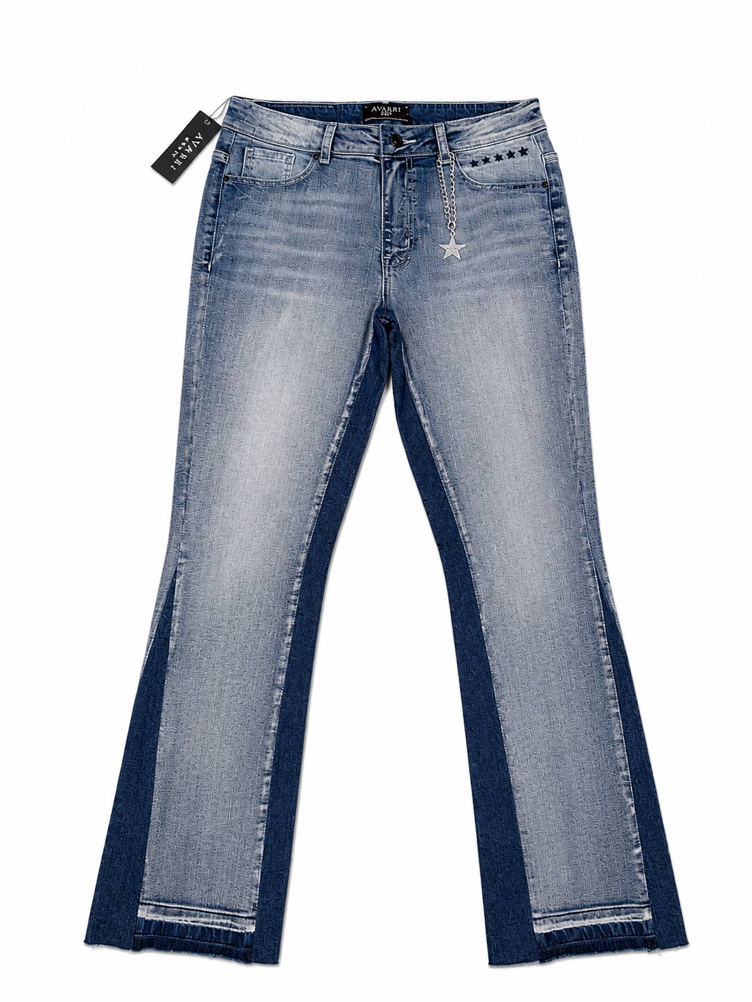 AVARRI FLARED JEANS WASHED BLUE