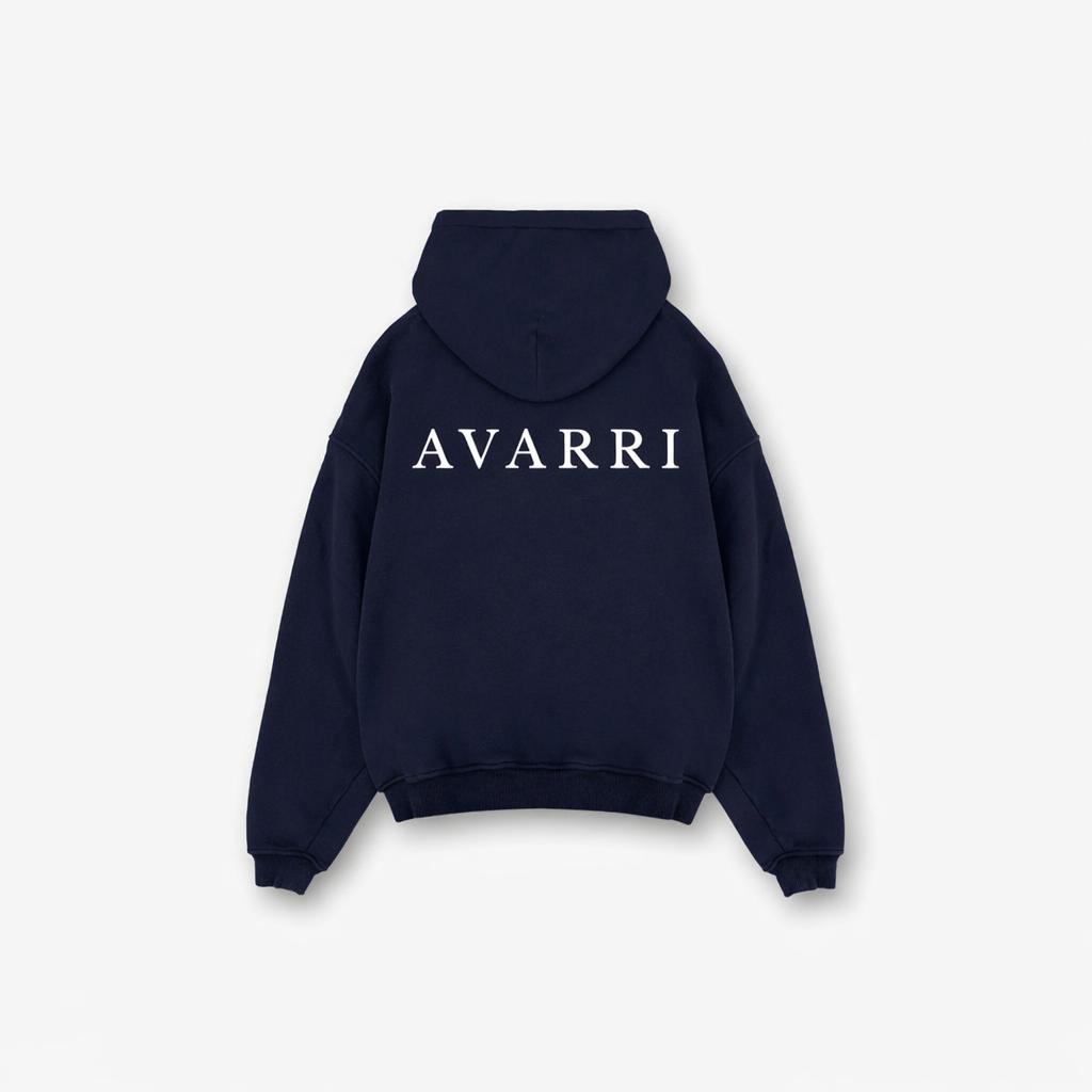AVARRI ESSENTIAL ZIP UP HOODIE DEEP NAVY