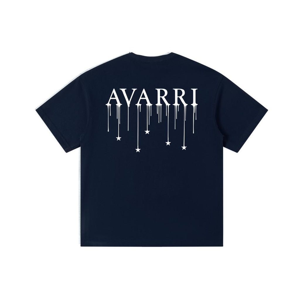 AVARRI STARS DRIP TEE DEEP NAVY