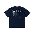 AVARRI STARS DRIP TEE DEEP NAVY