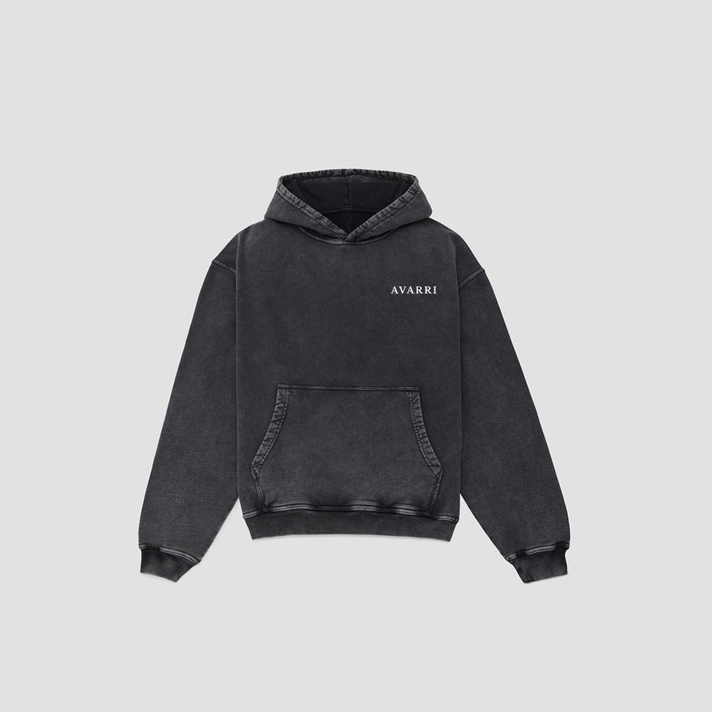 AVARRI ACID GREY PULL OVER HOODIE