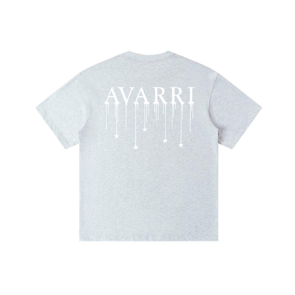 AVARRI STARS DRIP TEE MARL GREY