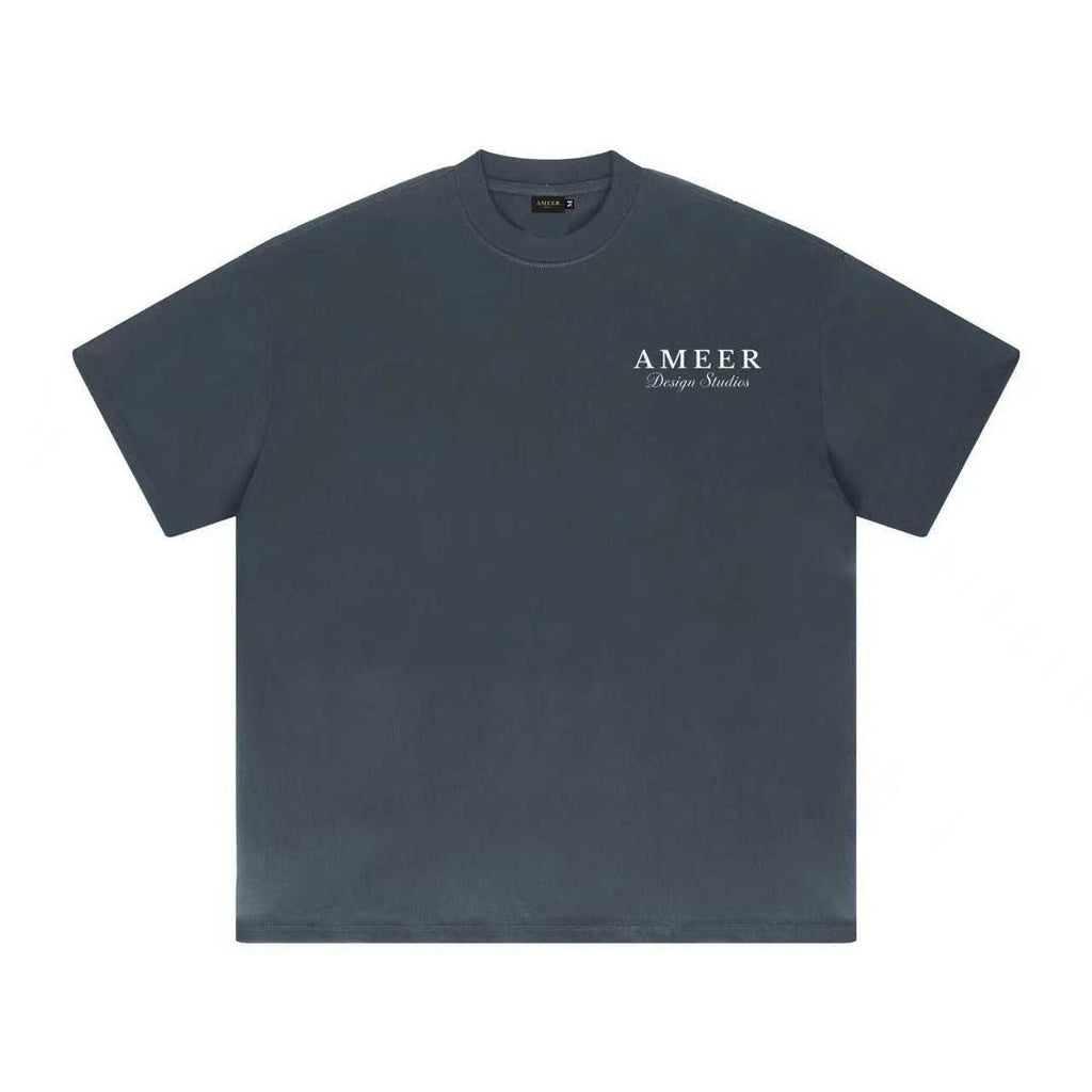 AMEER DESIGN STUDIO LUXE TEE HAZE BLUE
