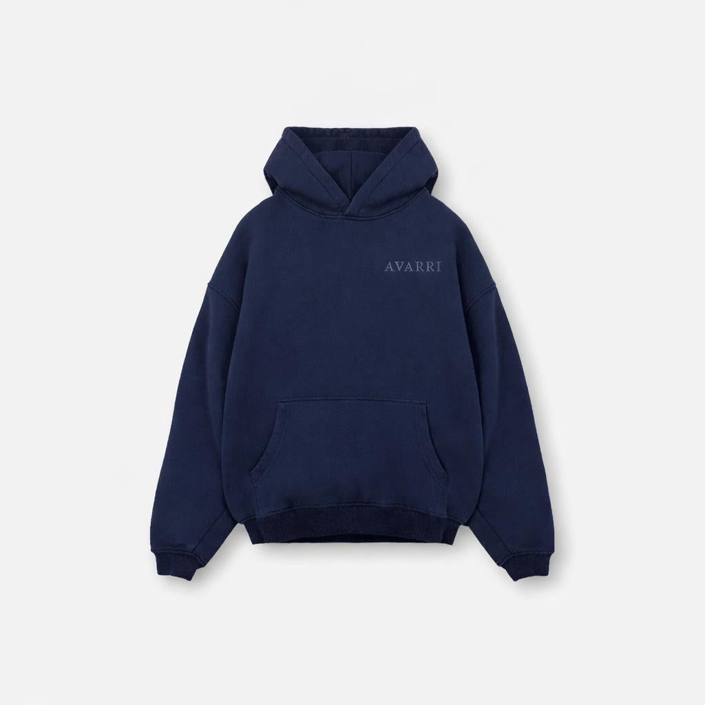 AVARRI STARS PULL OVER HOODIE DEEP NAVY