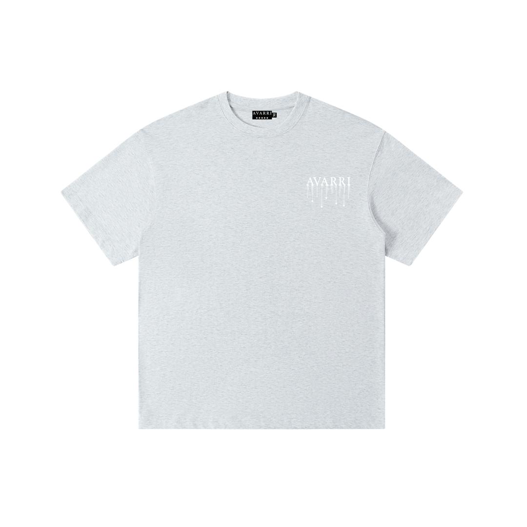 AVARRI STARS DRIP TEE MARL GREY