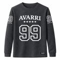 AVARRI 99 STARS CHARCOAL GREY LONG SLEEVE JERSEY