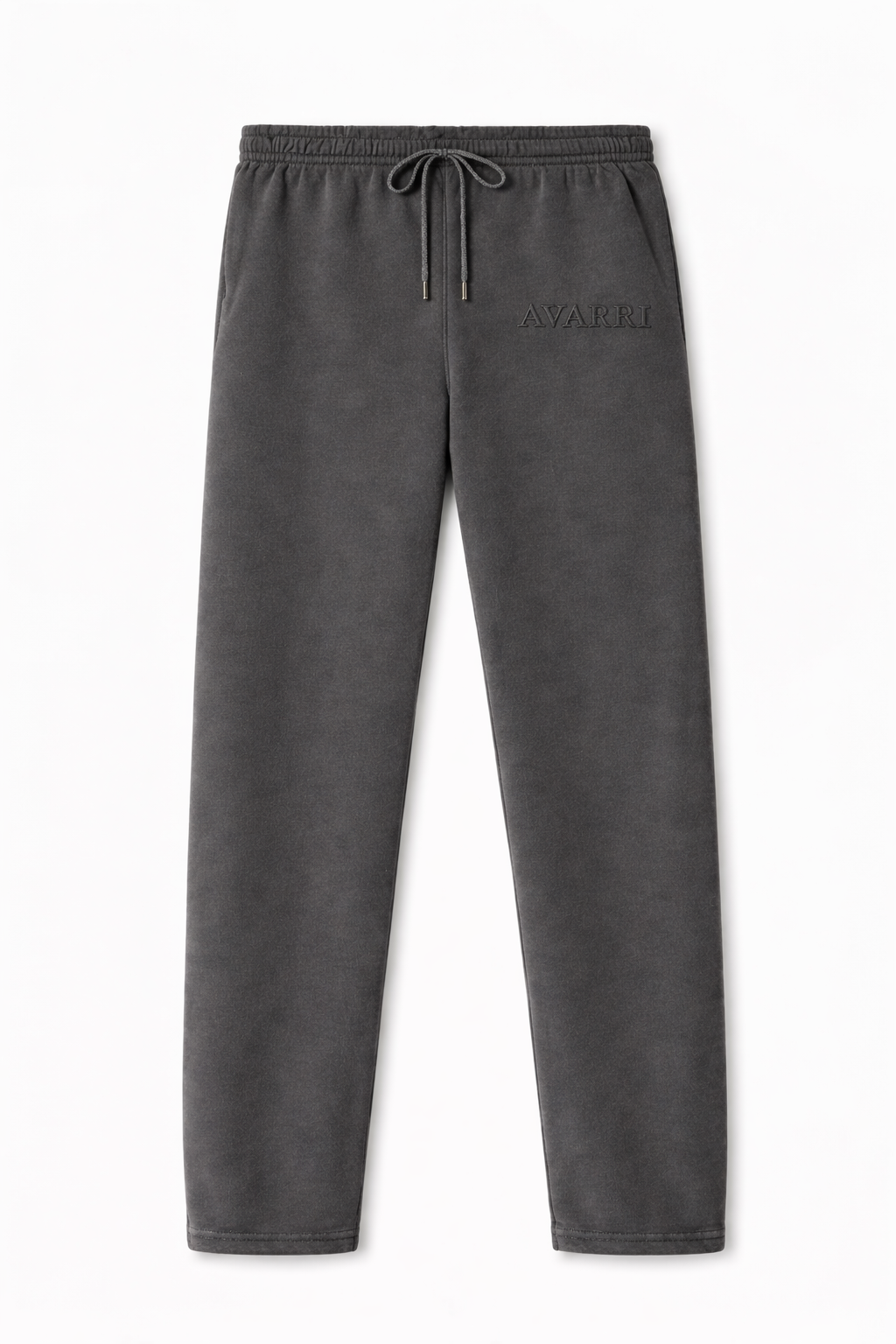 AVARRI STARS CHARCOAL GREY STRAIGHT LEG SWEATPANTS
