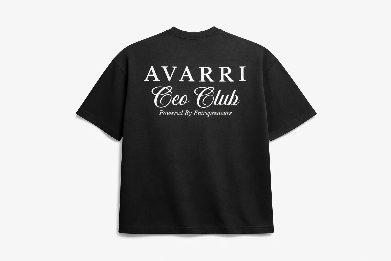 AVARRI CEO CLUB TEE BLACK