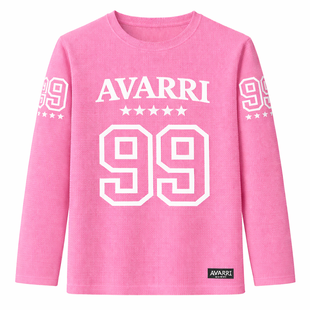 AVARRI 99 STARS CANDY PINK LONG SLEEVE JERSEY