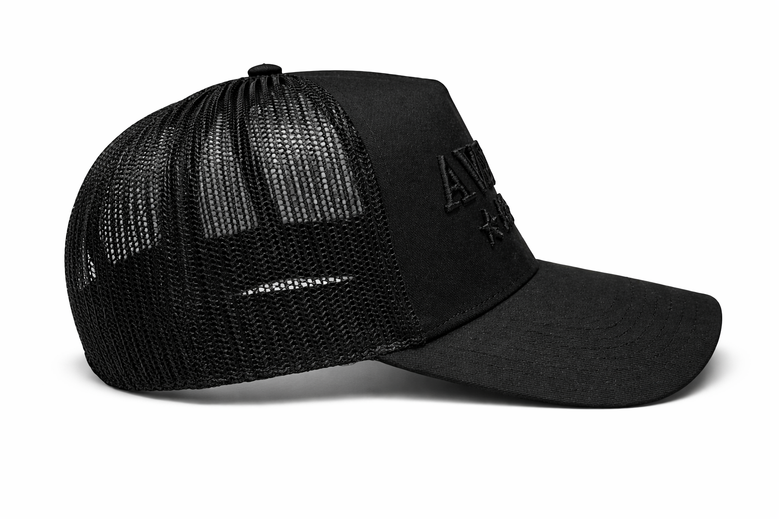 AVARRI STARS BLACK TRUCKER CAP