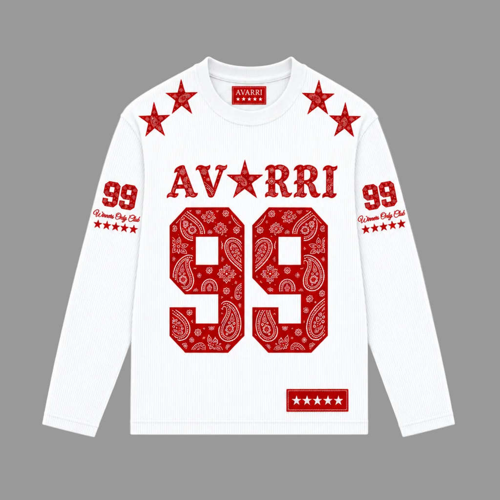 99 STARS RED BANDANA JERSEY